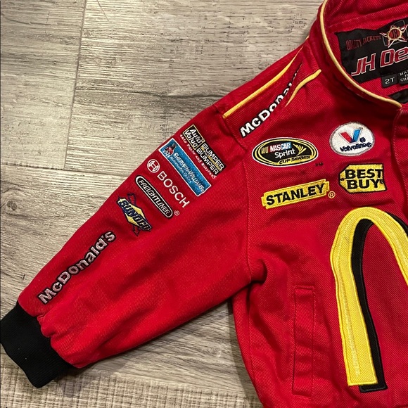 Kids Red Racing Jacket - Picture 5 of 5